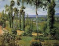 la campagne dans les environs de conflans saint honneur 1874 Camille Pissarro